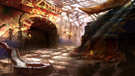 God of war environment concept art