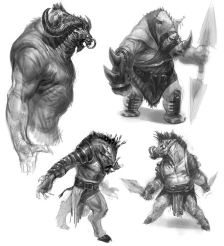 Минотавр концепт арт