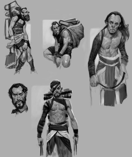 God of war концепт арт