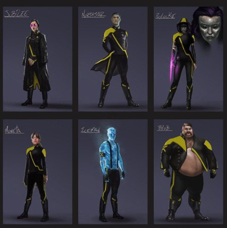 Марвел люди икс концепт арт