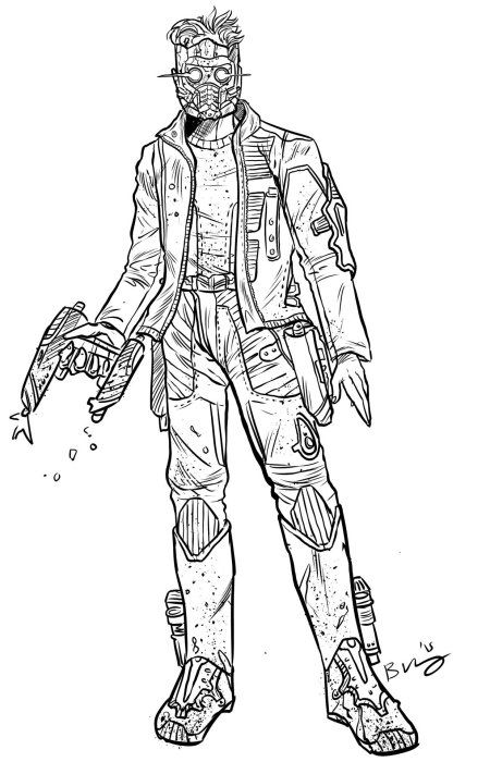 Звёздный лорд стражи галактики