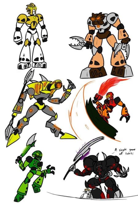 Макута бионикл арт