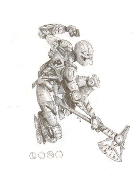 Бионикл копака раскраска