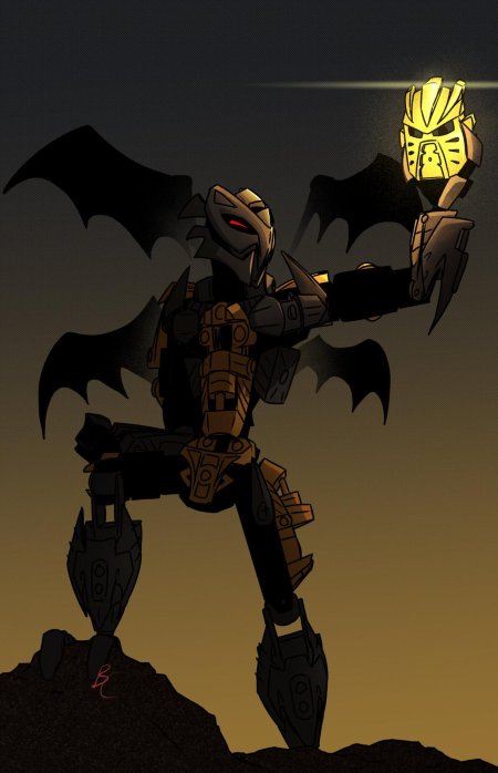 Макута бионикл арт