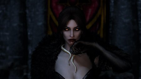 Скайрим спутник вампир