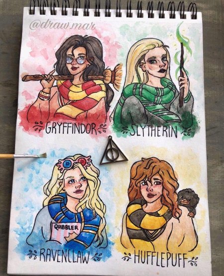 Рисунки гарри поттер