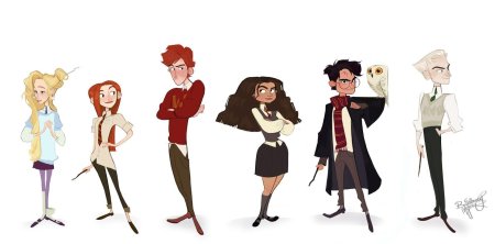Гарри поттер персонажи иллюстрации