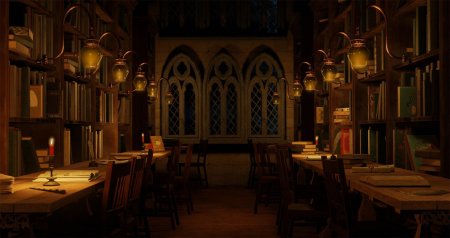 Гарри поттер хогвартс библиотека