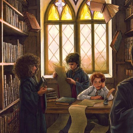 Гарри поттер библиотека хогвартса