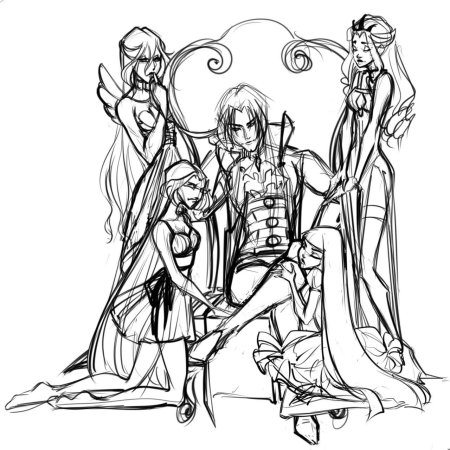 Раскраска винкс трикс