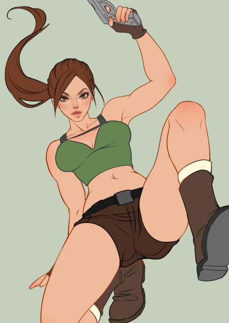 Лара крофт томб райдер арт