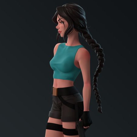 Artstation lara croft