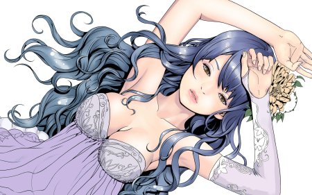 Красивая аниме девушка