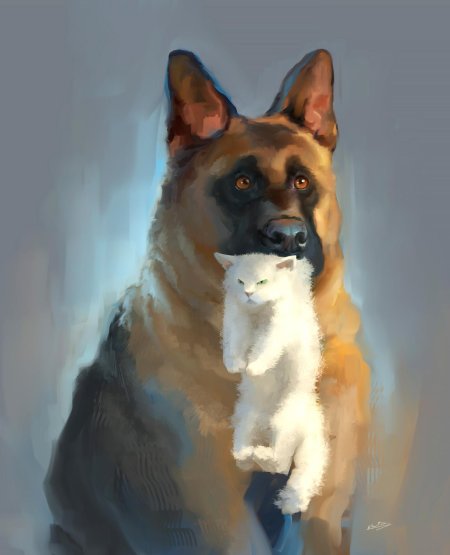 Немецкая овчарка мухтар