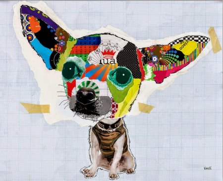 Картины в стиле поп-арт собаки