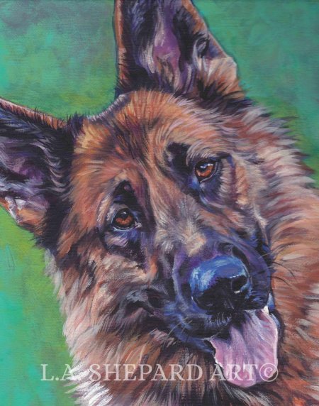 Немецкая овчарка мухтар арт