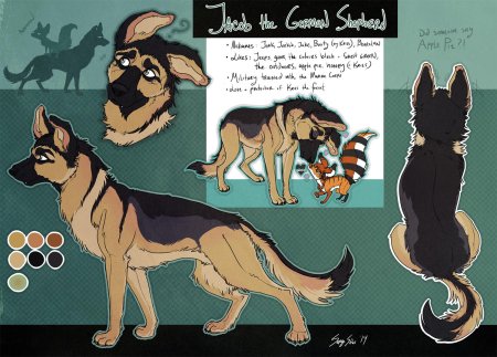 Немецкая овчарка референс