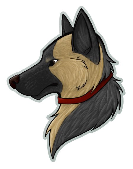 Немецкая овчарка арт