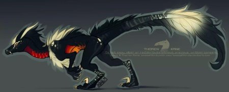 Фурри раптор арт