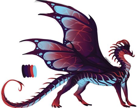 Драконья сага фиолетовый дракон