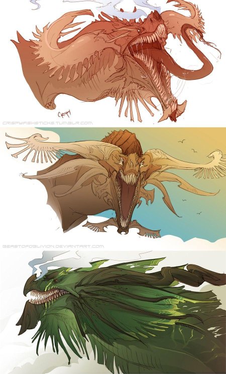 Мифологические существа драконы