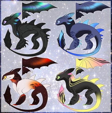 Дракон фурия референс