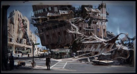 Фоллаут разрушенный город