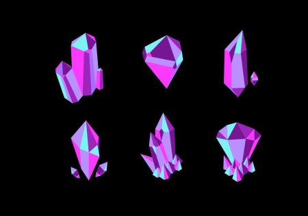Стилизованные кристаллы