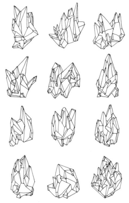 Раскраска кристалл