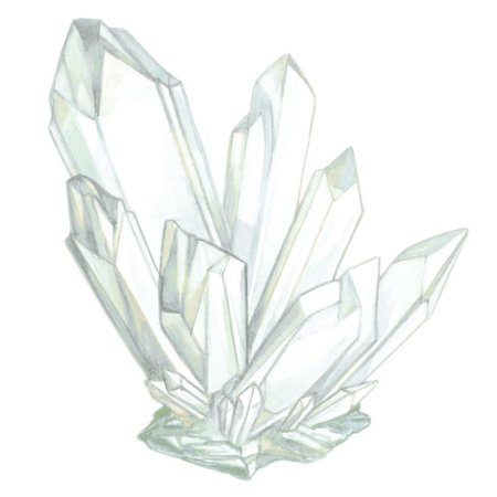 Кристалл рисунок