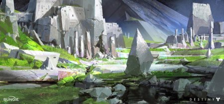 Дестини концепт арт окружения