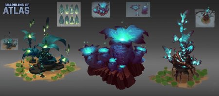 Кристальные растения арт