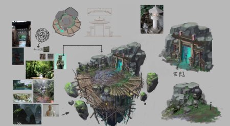 Дизайн уровня концепт арт