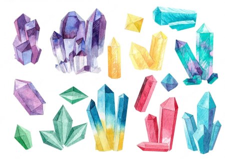 Кристалл рисунок