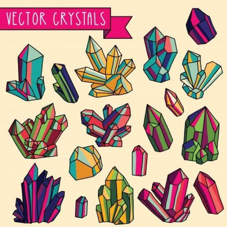 Кристалл рисунок