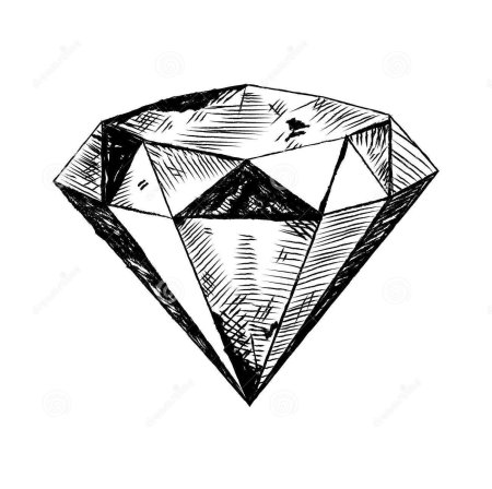 Бриллиант эскиз