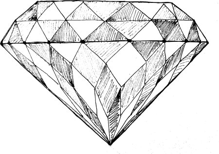 Алмаз скетч