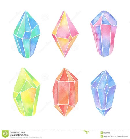 Кристалл рисунок