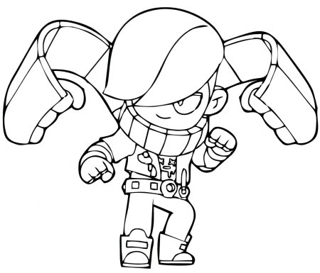 Раскраска браво старс эдгар