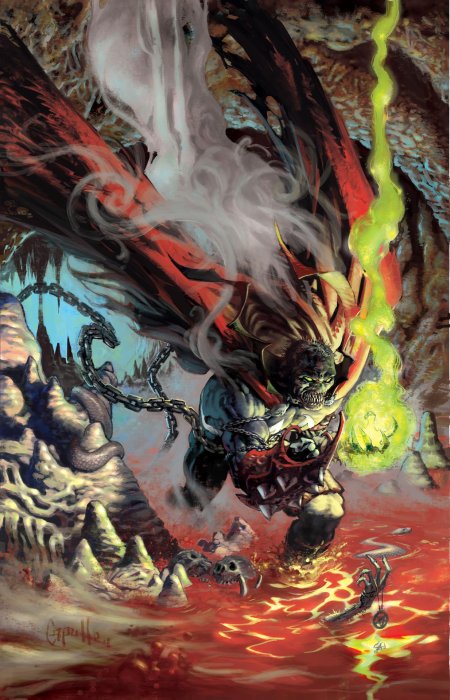 Призрачный гонщик vs спаун