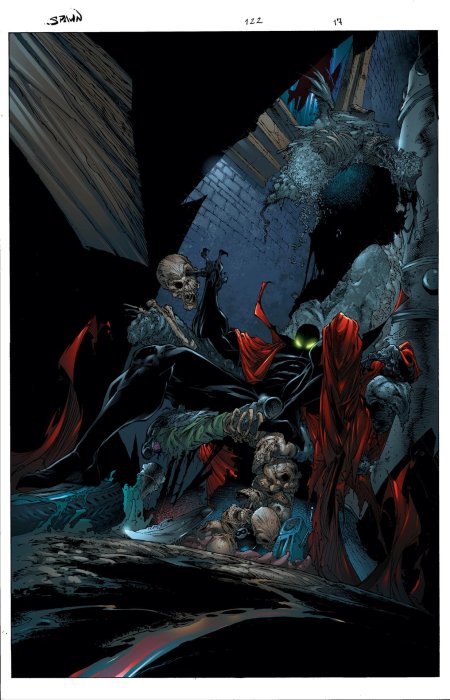 Спаун на троне