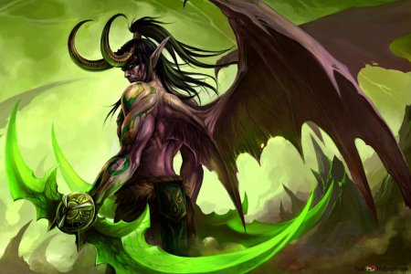 Иллидан ярость бури