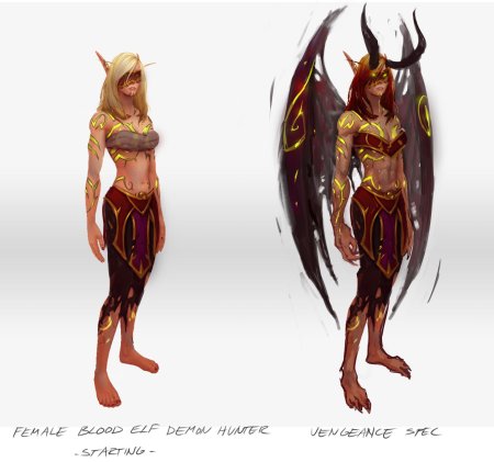 Wow эльф крови охотник на демонов