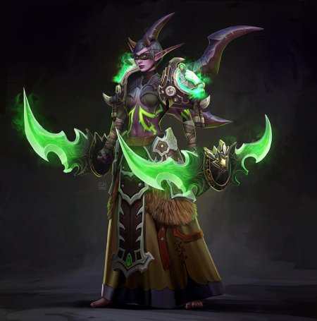 Ночные эльфы варкрафт демон хантер
