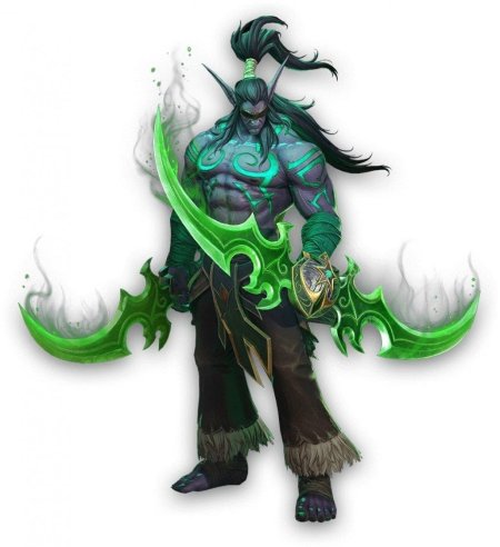 Иллидан варкрафт 3 арт