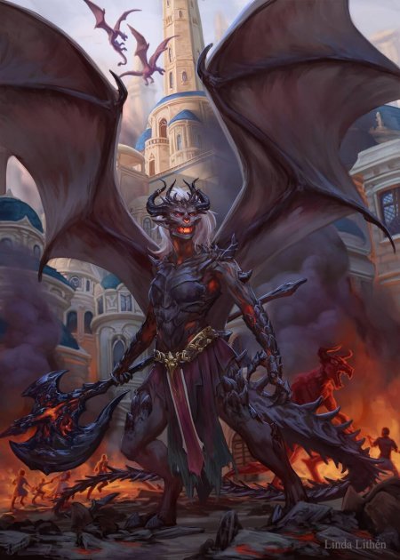 Демон генерал арт