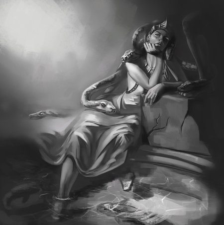 Медуза горгона картина