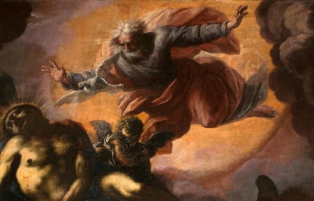 Saint john the evangelist on patmos