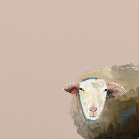 Овца арт
