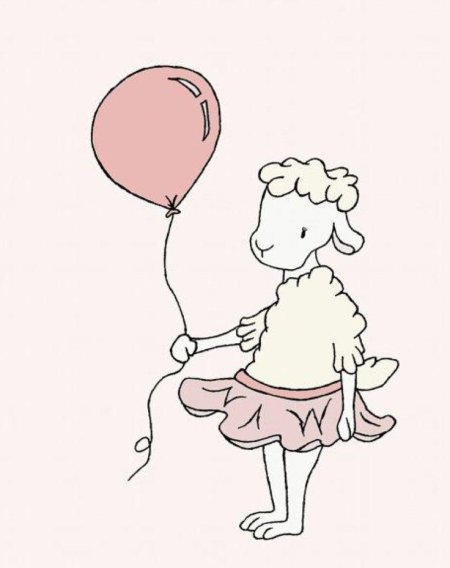 Рисунок овечка